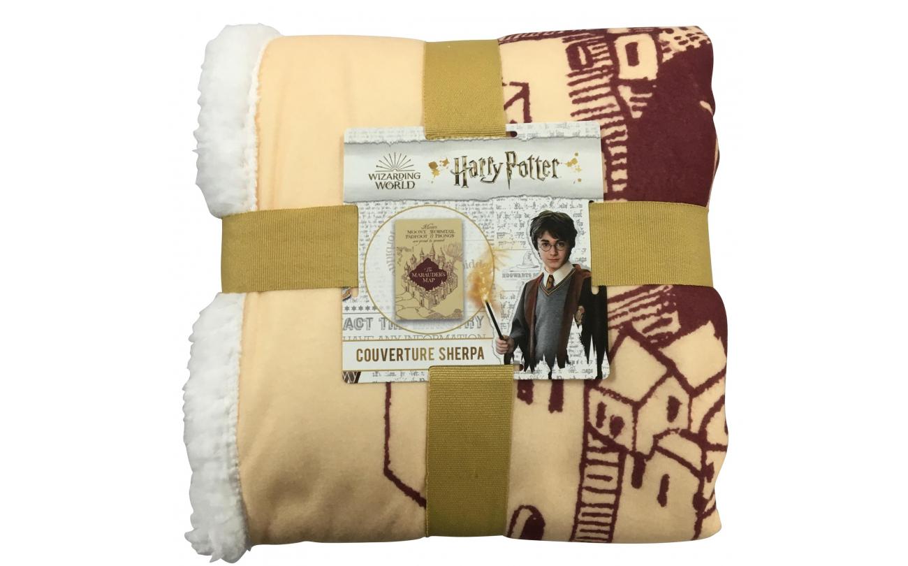 Harry Potter stroperkaart fleeceplaid 100x150cm