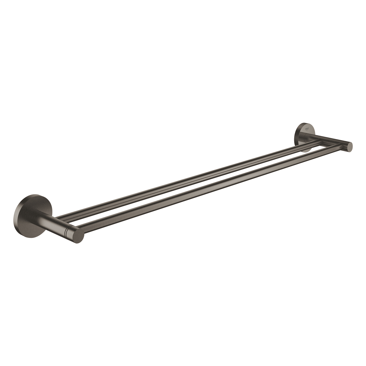 Grohe Essentials handdoekhouder dubbel 60cm brushed hard graphite