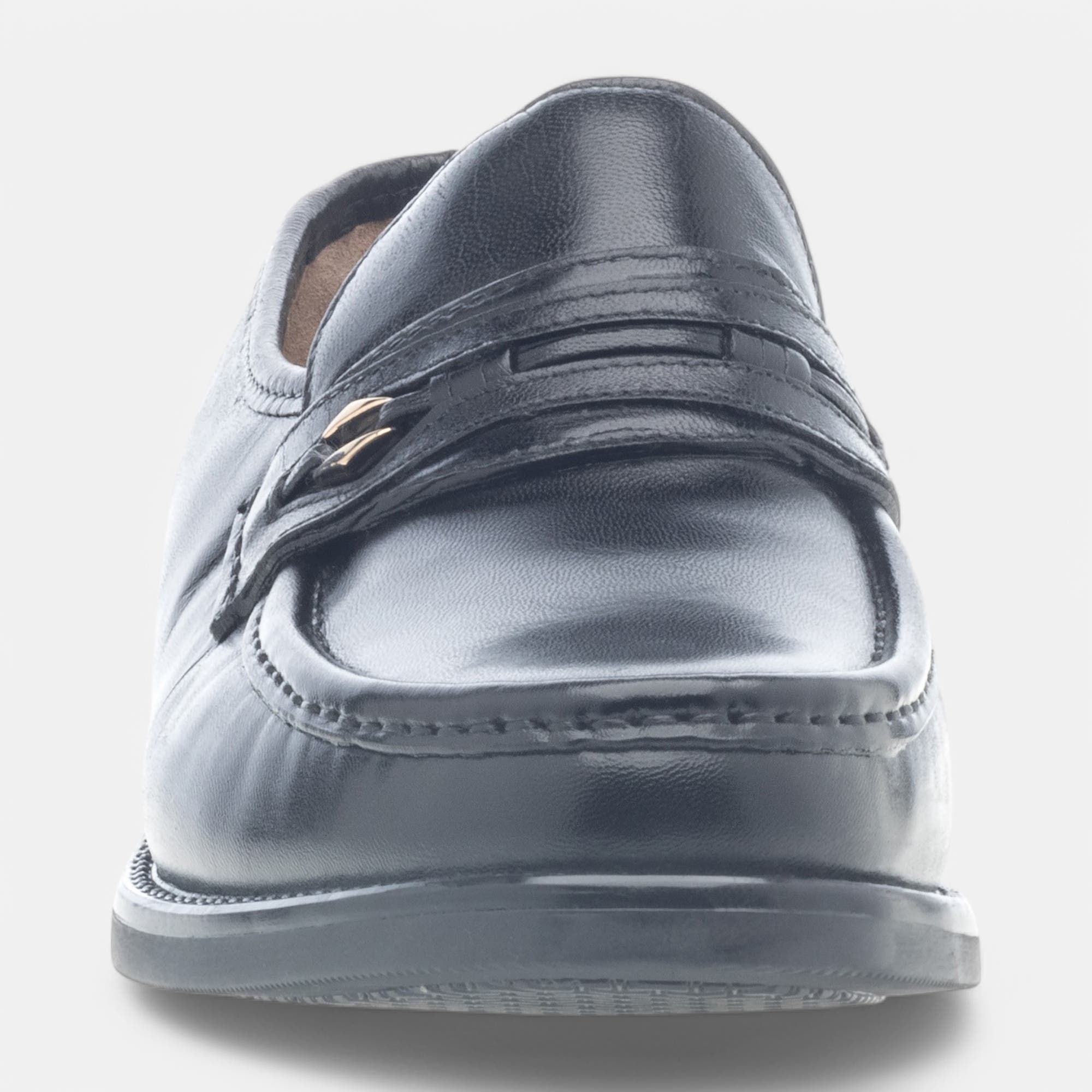 Mocassins Homme en cuir noir