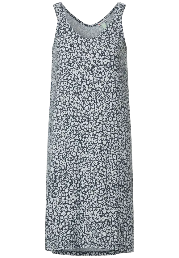 Shirtkleid mit Blumenprint - cool vintage green