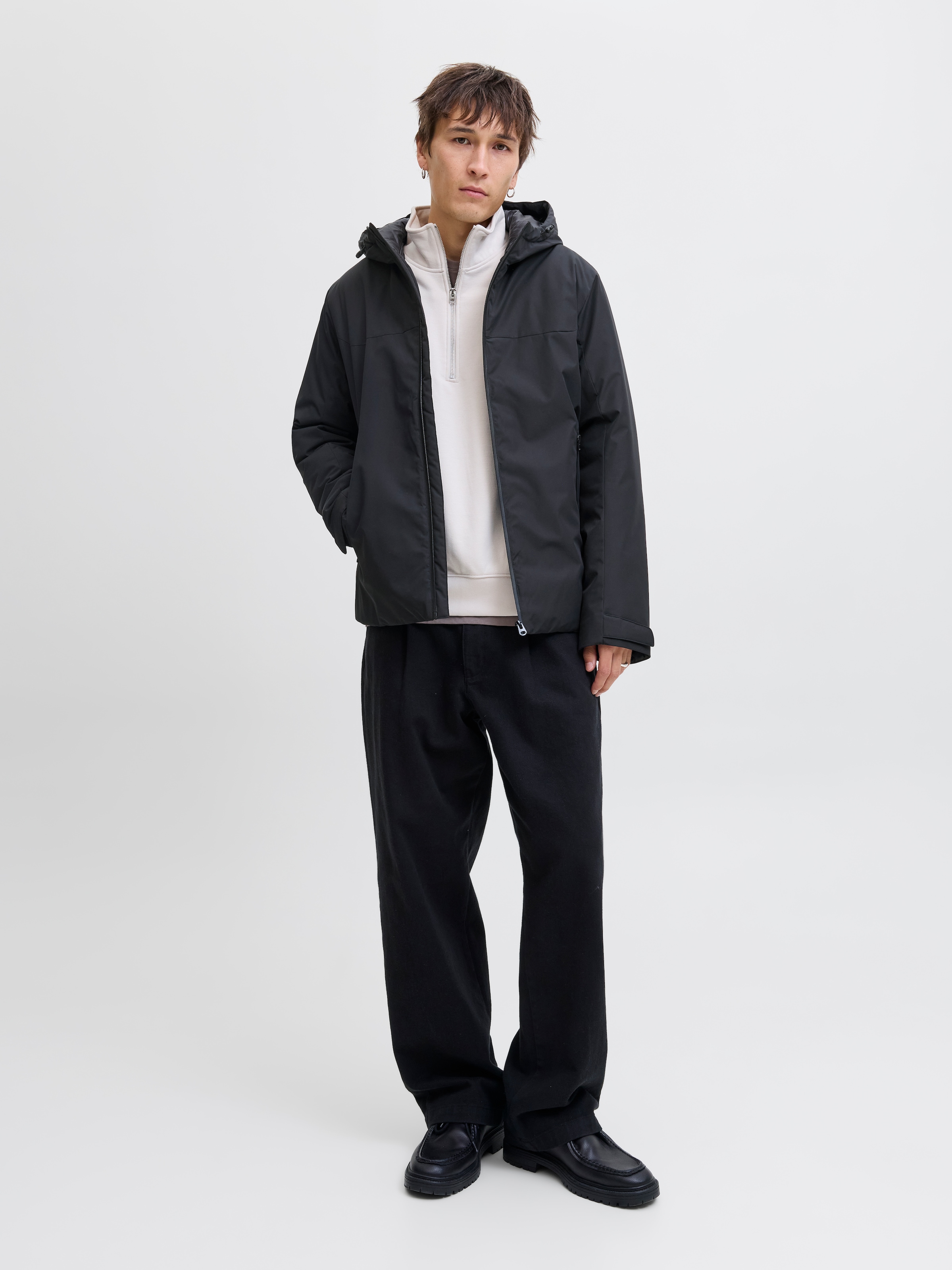 Jack & Jones Outdoorjacke »JJEBRANDON TRANSITIONAL JACKET NOOS« mit Kapuze