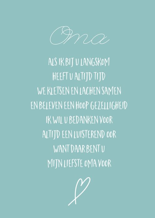 Verjaardagskaart | Greetz | Oma