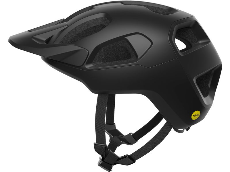 POC Helm Cularis Uranium Schwarz Matt, M Velohelm