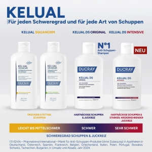 DUCRAY KELUAL DS Intensivpflege Shampoo, 100 ml