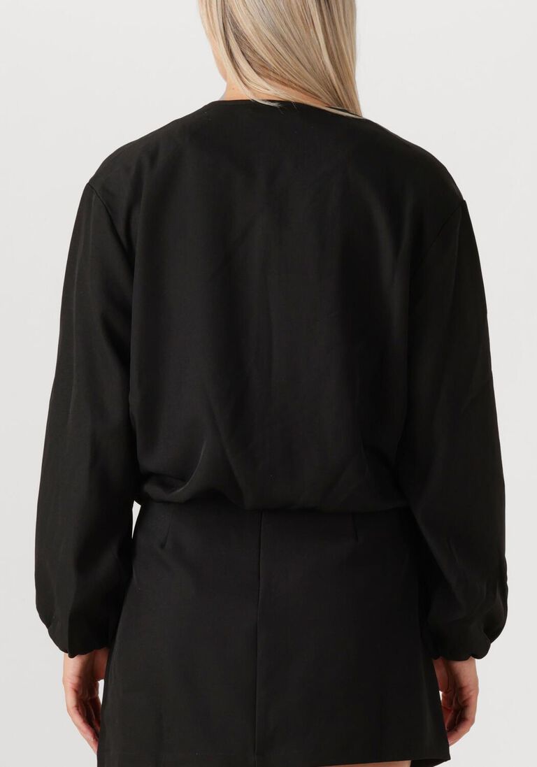 zwarte co'couture jack luna balloon zip jacket