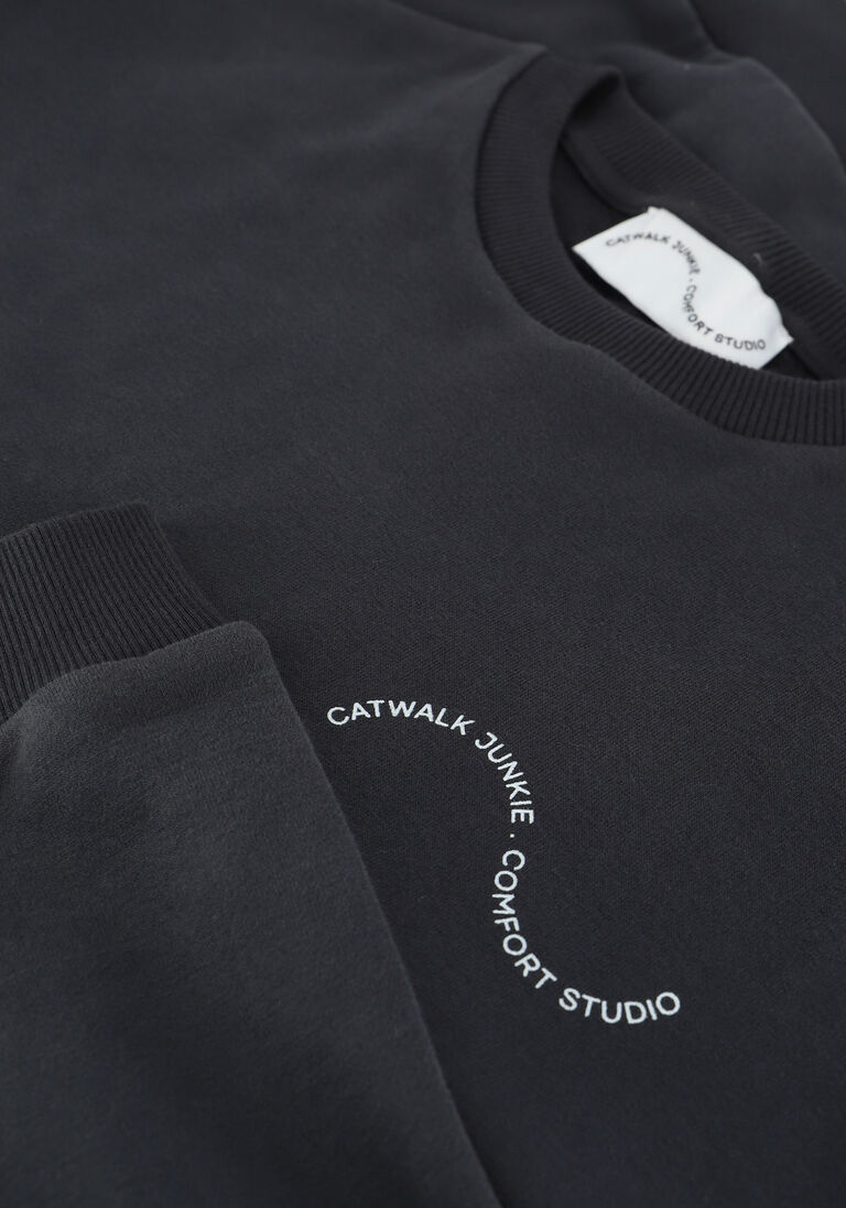 CATWALK JUNKIE donkergrijze catwalk junkie sweater sw be good do good