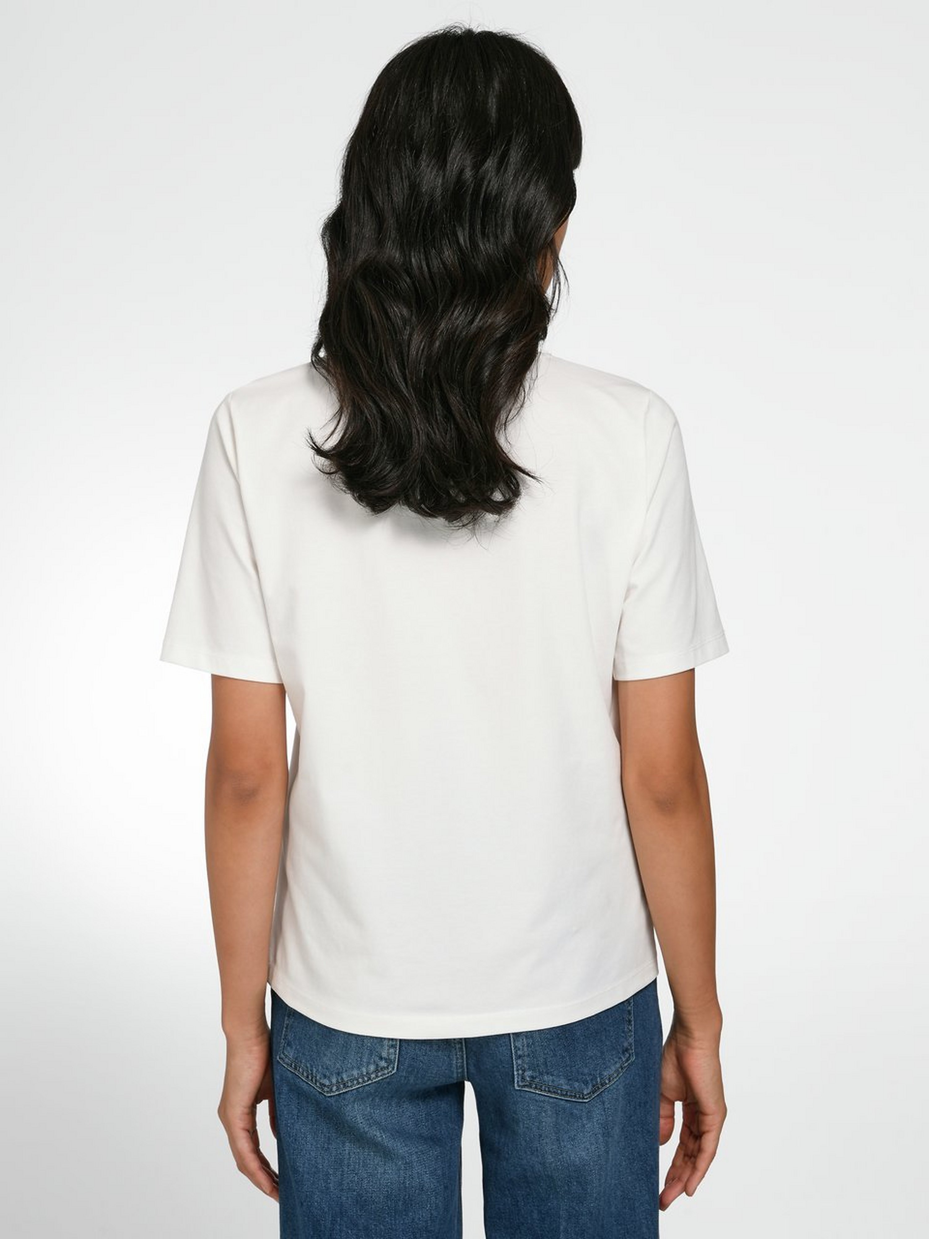 Rundhals-Shirt mit 1/2-Arm
