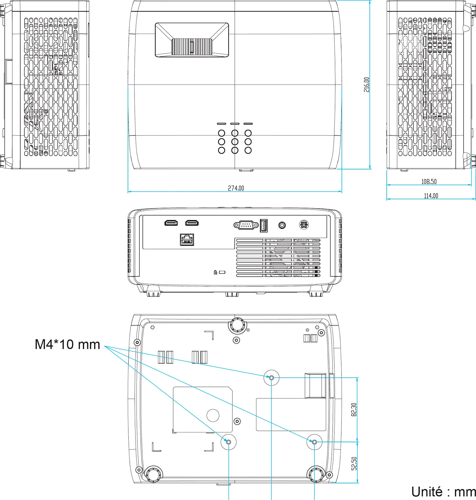 Optoma ZH520 Vidéoprojecteurs