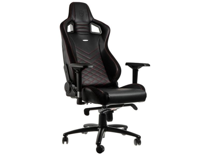 noblechairs Gaming-Stuhl EPIC Schwarz/Rot Besonders bequemer Computersessel
