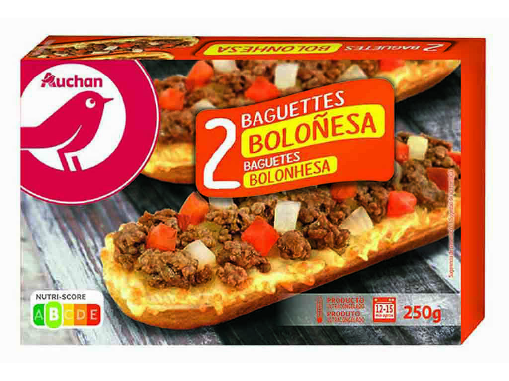 BAGUETE BOLONHESA AUCHAN 250G (2X125G)