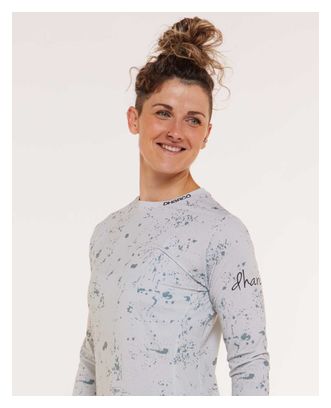 Maillot Manches Longues Femme Dharco Race Gris/Vert