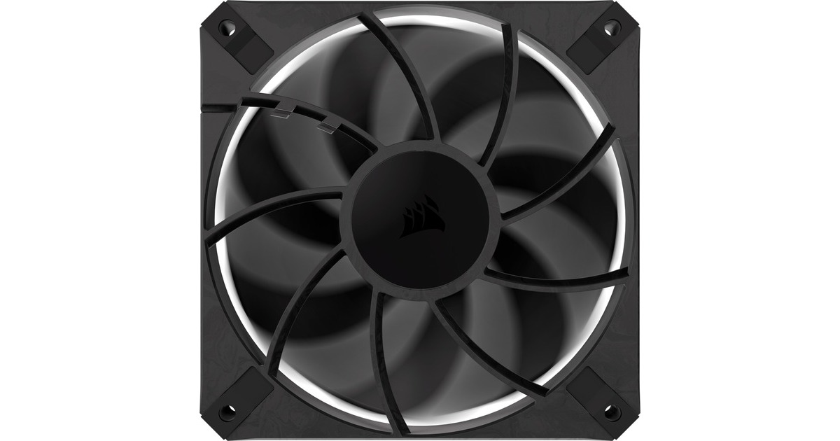 CorsairRS120 MAX Thick case fans  (Zwart, 3 stuks, 120 x 120 x 30 mm, PWM)