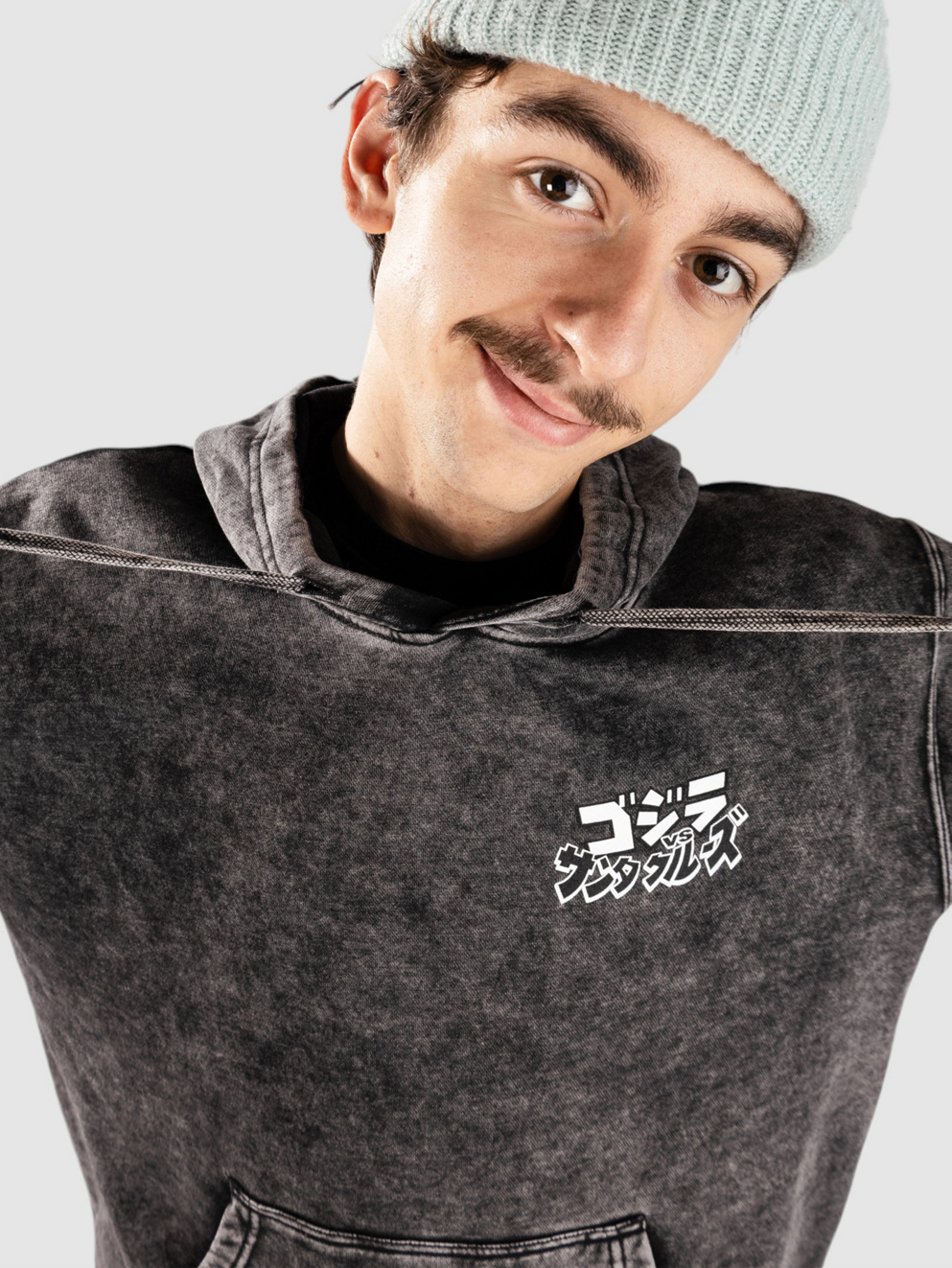 Santa Cruz X Godzilla Hand Hoodie black