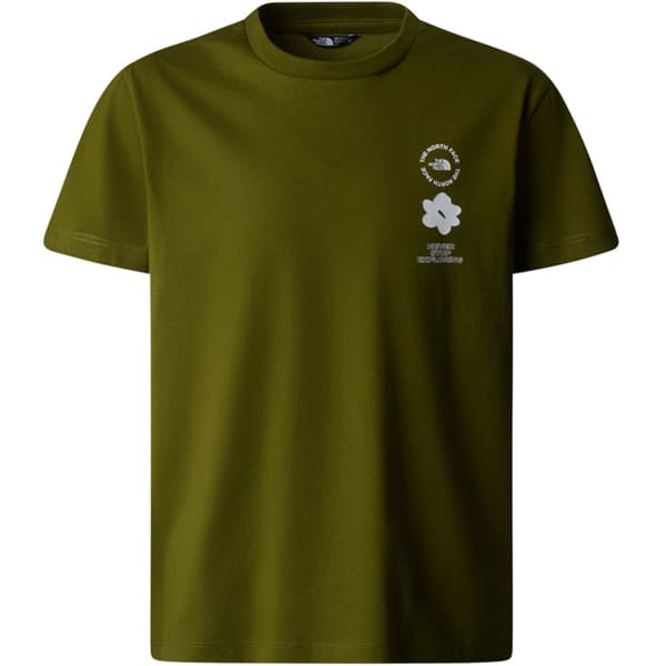 T-shirt THE NORTH FACE G FLOWER GRAPHIC RELAXED S/S TEE FOREST OLIVE