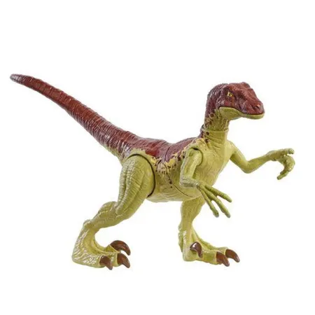 Mattel Jurassic World Dino-Angriff Dinosaurier-Actionfiguren - Velociraptor