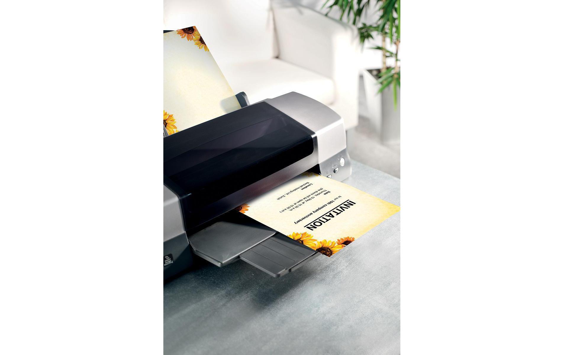 Motivpapier Field of Sun A4, 50 BlattHochwertiges Briefpapier