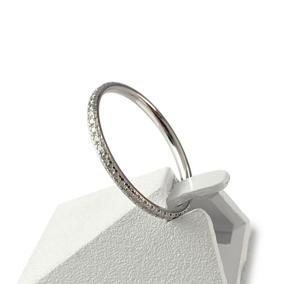 Bague MAUBOUSSIN d'occasion or 750 blanc diamants