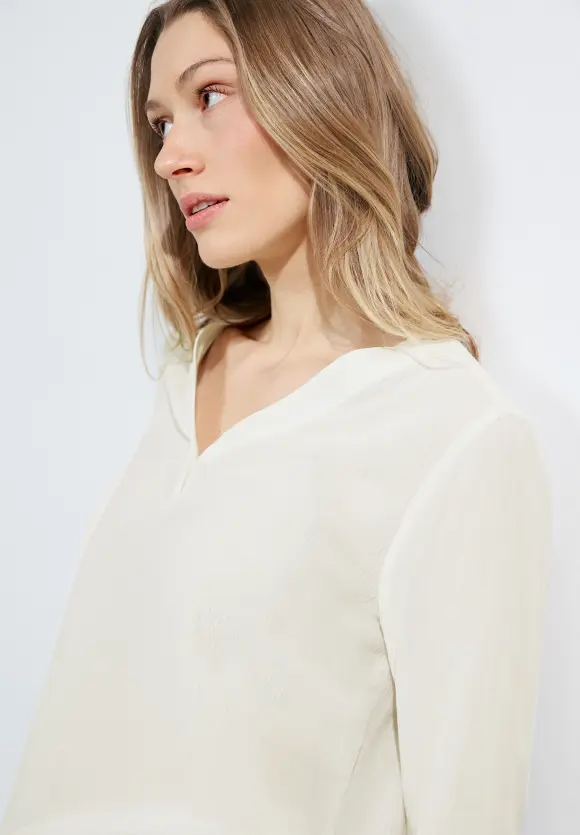 Struktur Bluse - vanilla white