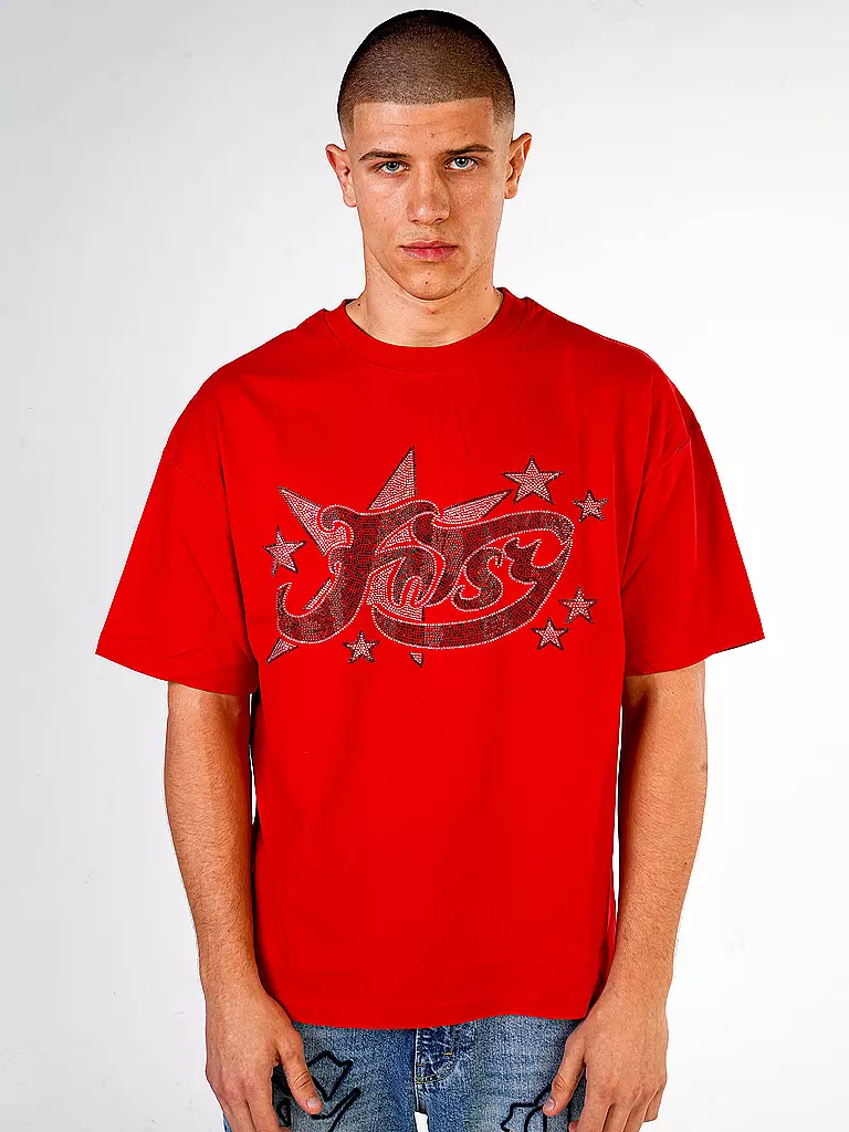 FNTSY T-Shirt STAR dunkelrot