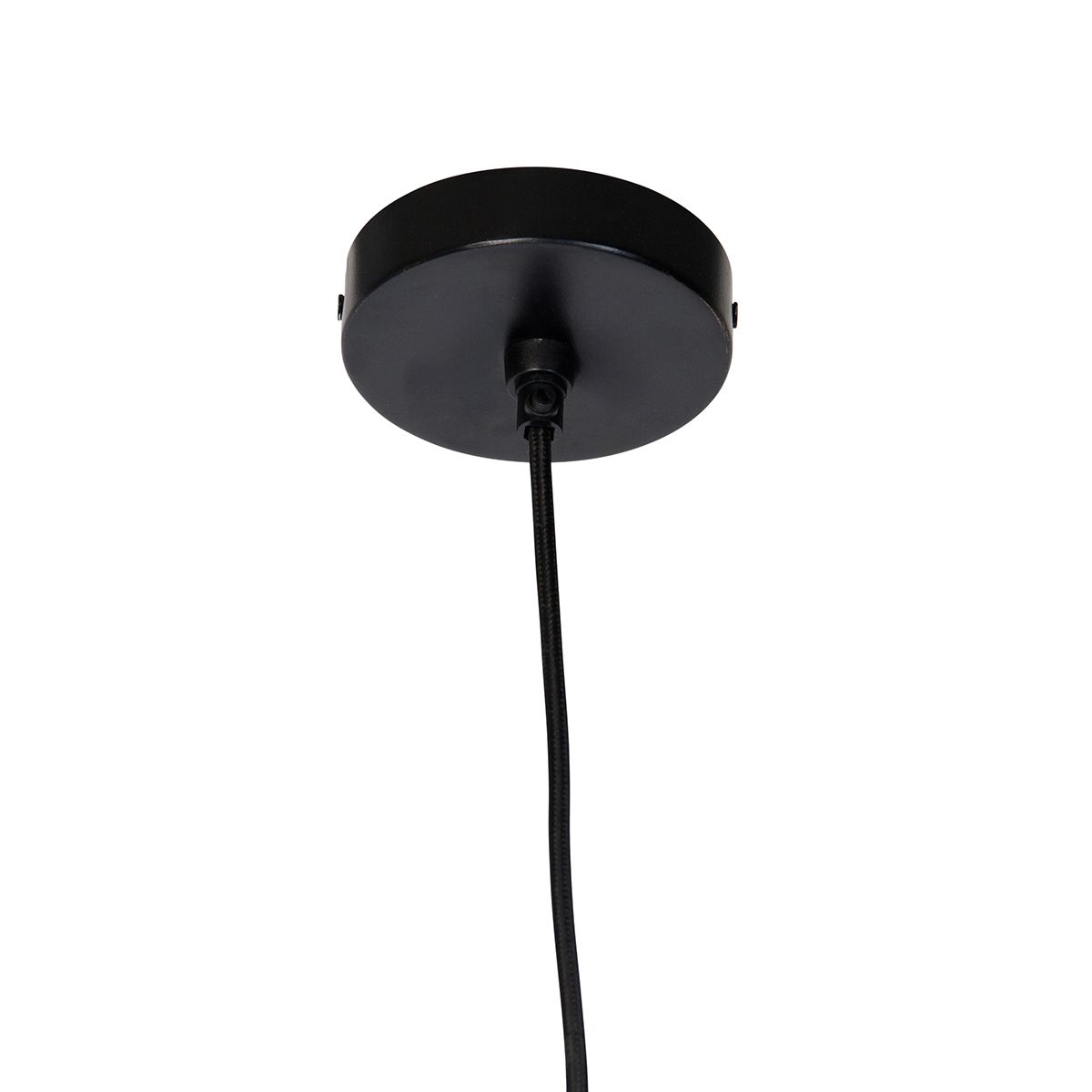 Art Deco hanglamp goud met zwart - Wesley