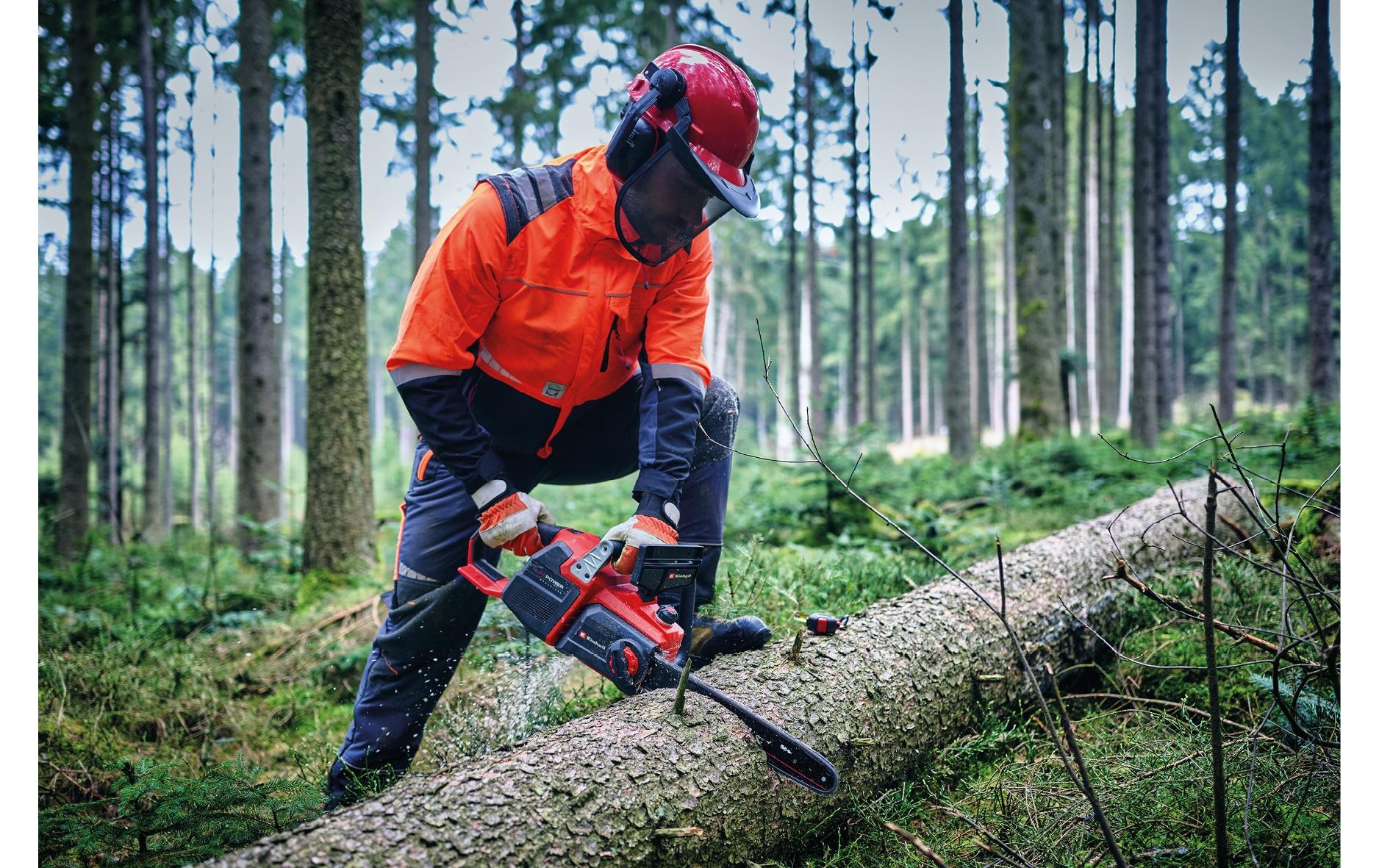 Einhell Akku-Kettensäge »GP-LC 36/40 Li BL 2 x 4.0Ah+Twinch Kit«