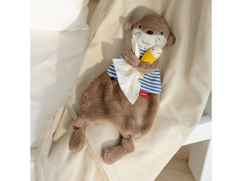 fehn Schmusetuch Otter Spielkamerad und Einschlafhilfe für Babys
