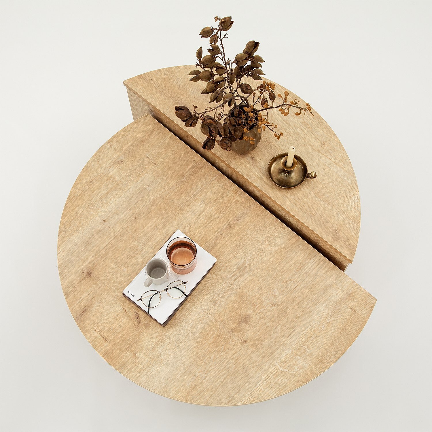 Homtex Exquisiter Sapphire Oak Couchtisch – Stilvoll, langlebig und vielseitig