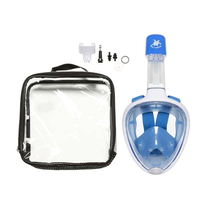 Sea Turtle Wit Blauw L/XL Snorkelmasker