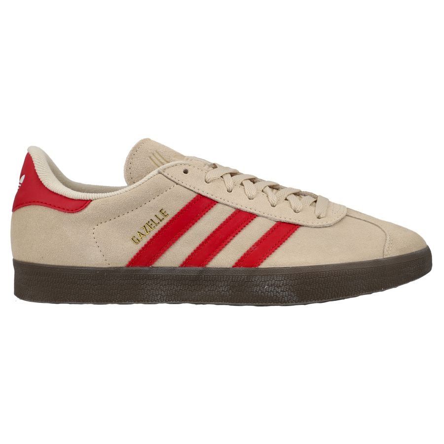 adidas Originals Chaussures Gazelle - Beige/Rouge/Blanc