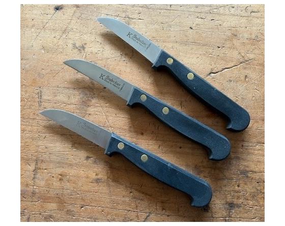 Lot de 3 x Office 7 cm - Manche Plastique (3 x (Ref 405) Couteaux de cuisine professionnel