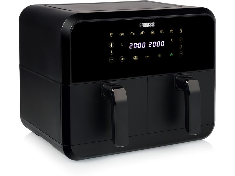 Princess Heissluft-Fritteuse 182068 Double Basket Airfryer Heissluftfritteuse mit Doppelkorb