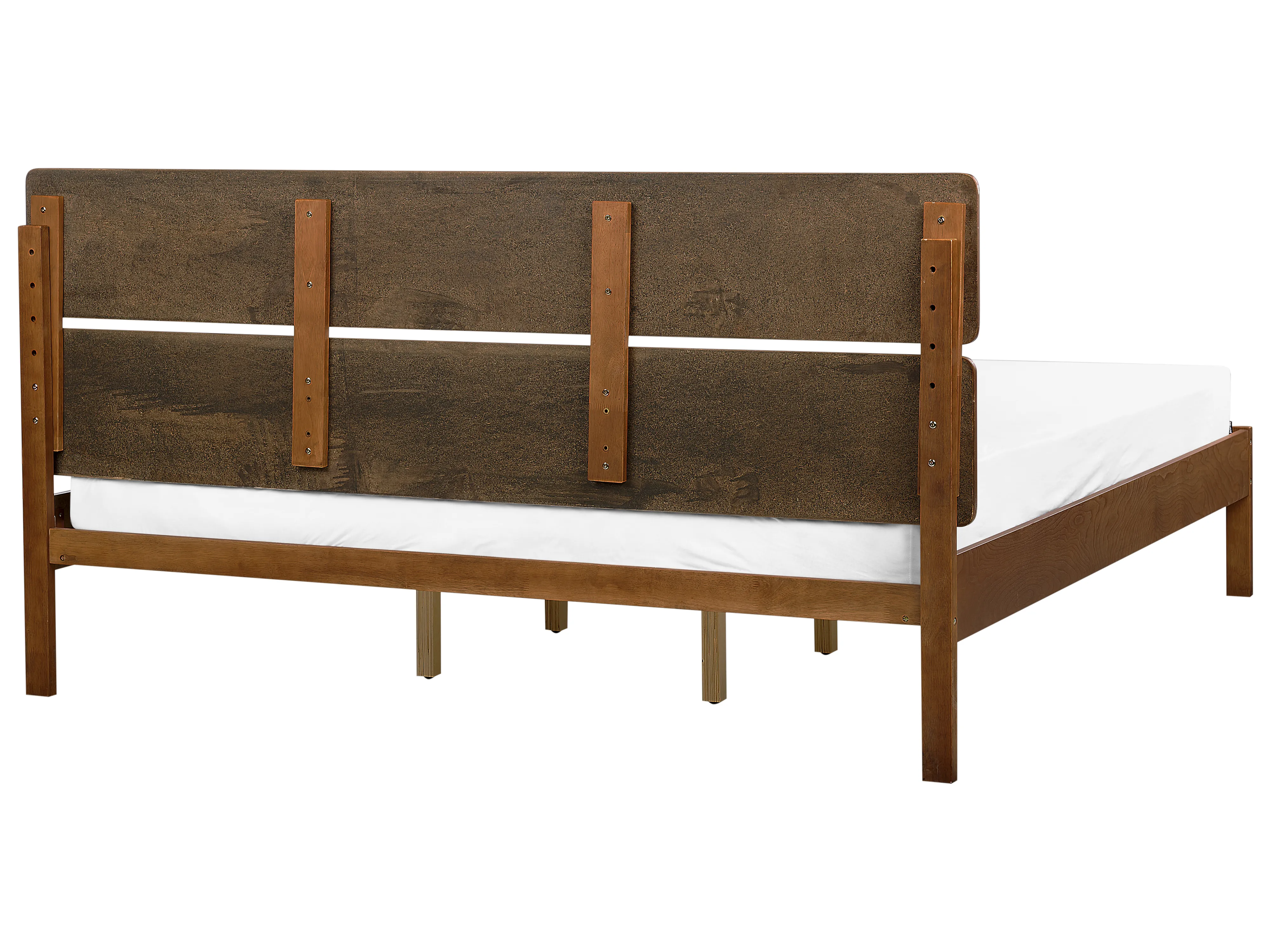Bed Hout BOISSET 180 x 200 cm Donkerbruin