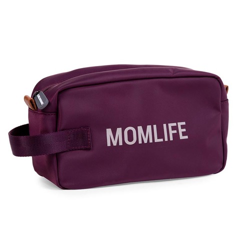 Trousse De Toilette Baby Momlife Aubergine - CHILDHOME
