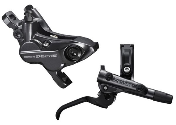 DEORE M6120 4-Kolben Scheibenbrems-Set  schwarz  hinten