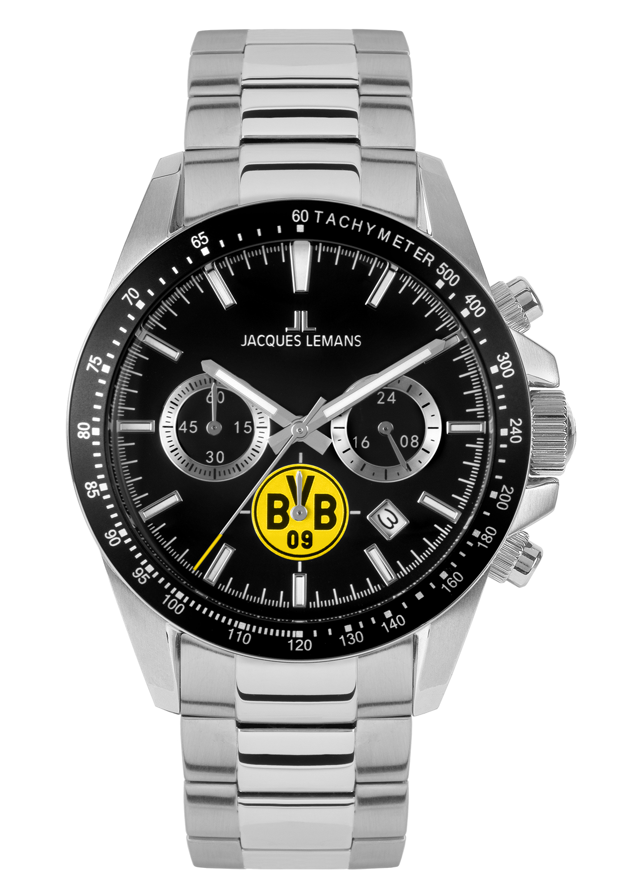 Jacques Lemans Herren-Uhr BVB Collection Borussia Dortmund