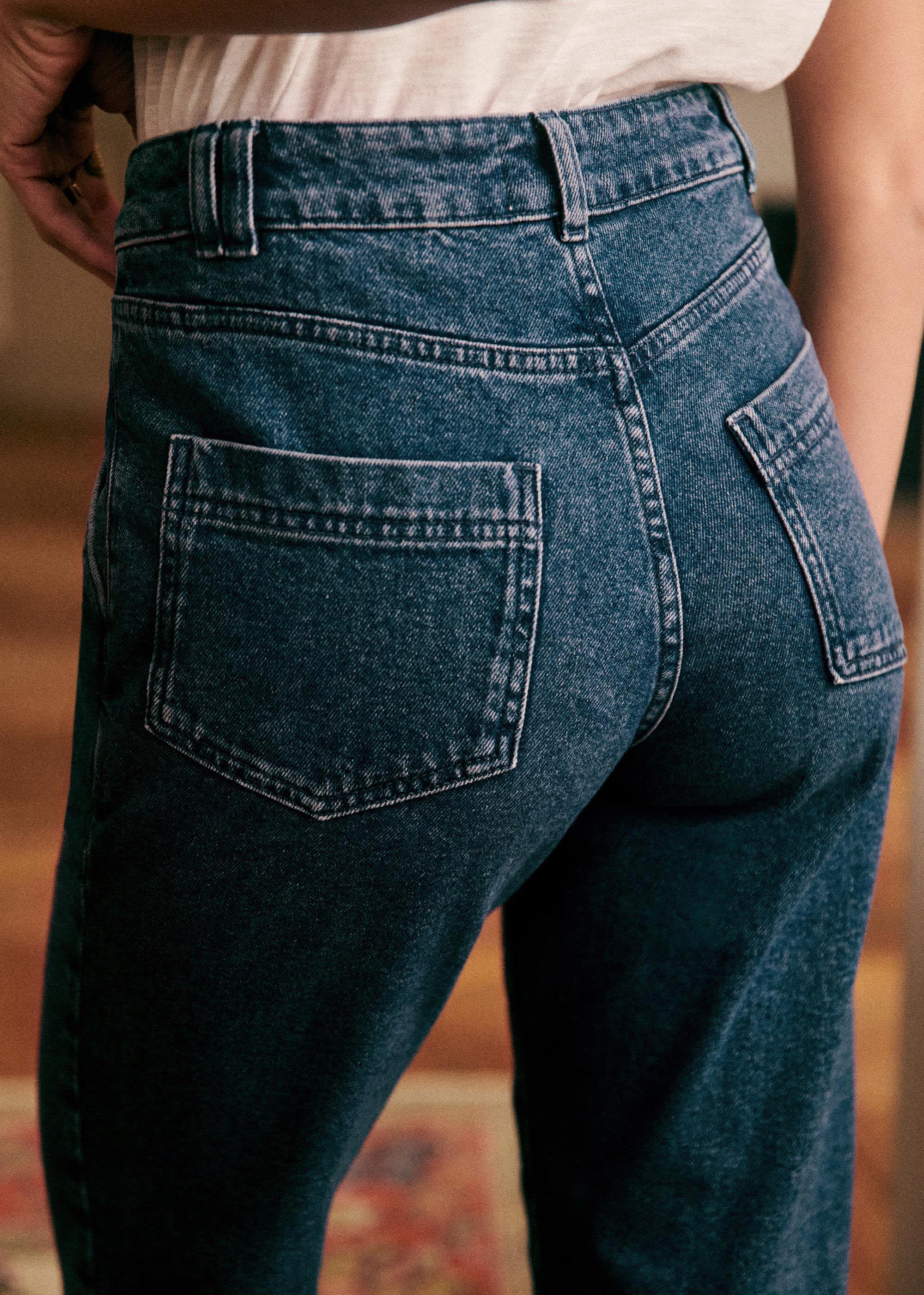 Pantalon Manu - Denim bleu - E-SHOP/BAS Pantalons 5905615