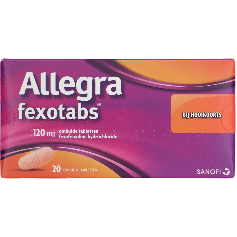 Allegra Fexotabs 120mg omhulde tabletten
