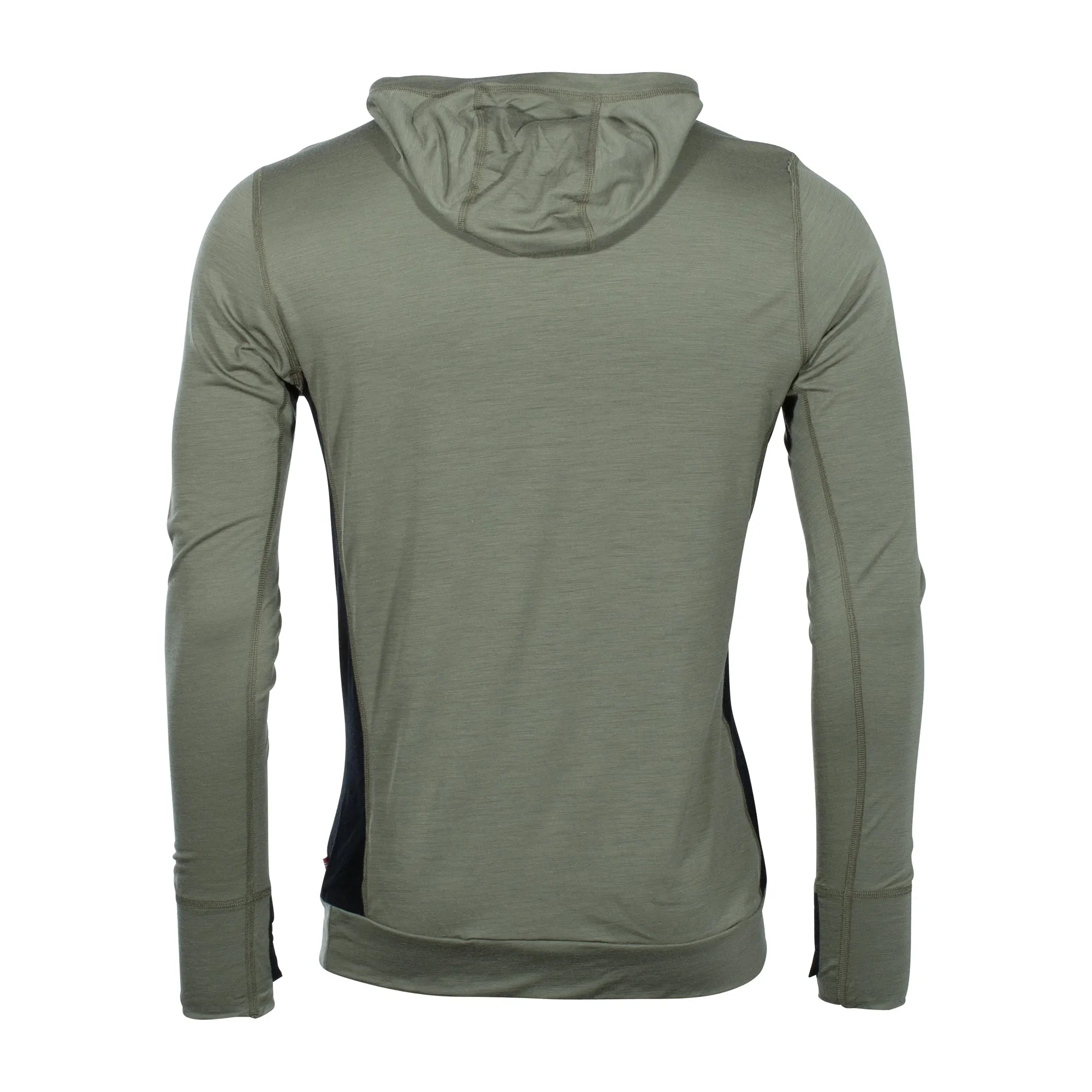 Aclima -  Aclima Hoodie LightWool ranger green jet black