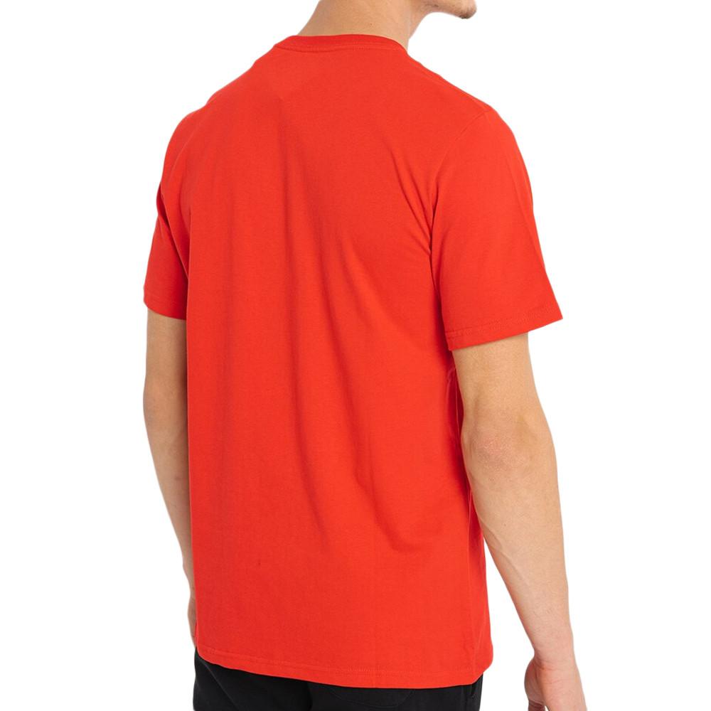 Converse T-shirt Blanc Rouge Converse Printed