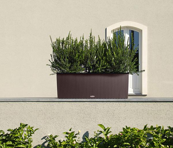 LECHUZA® Polyrattan-Kasten Trio Cottage,