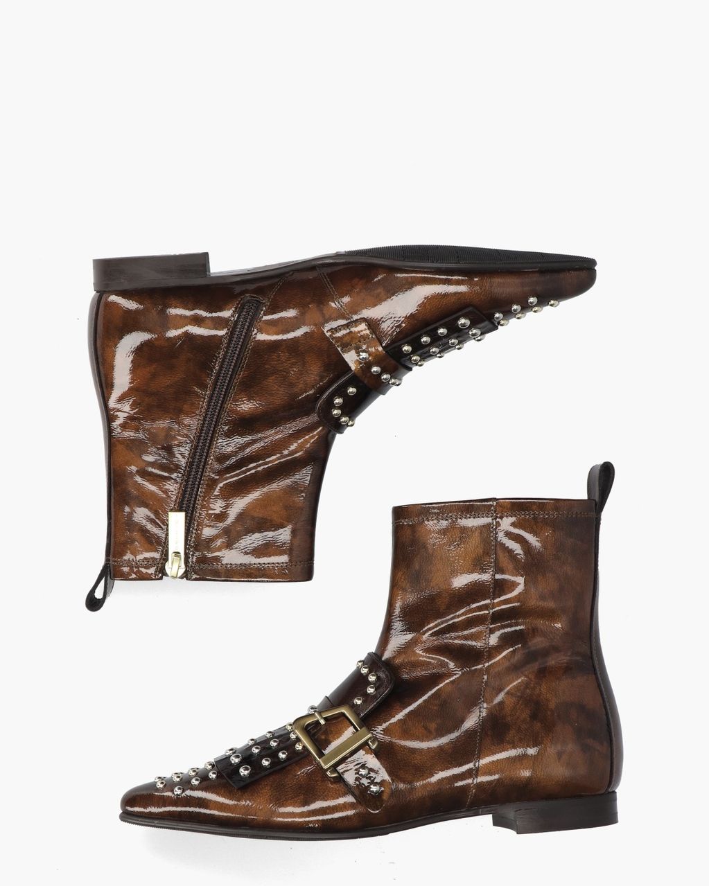 Pertini 33118 Bruin Dames Enkelboots