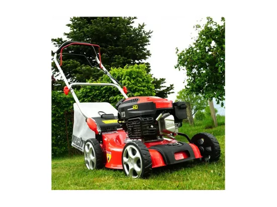 Hecht 541 SW Tondeuse à gazon essence 4temps largeur de coupe 40cm bac de 40L