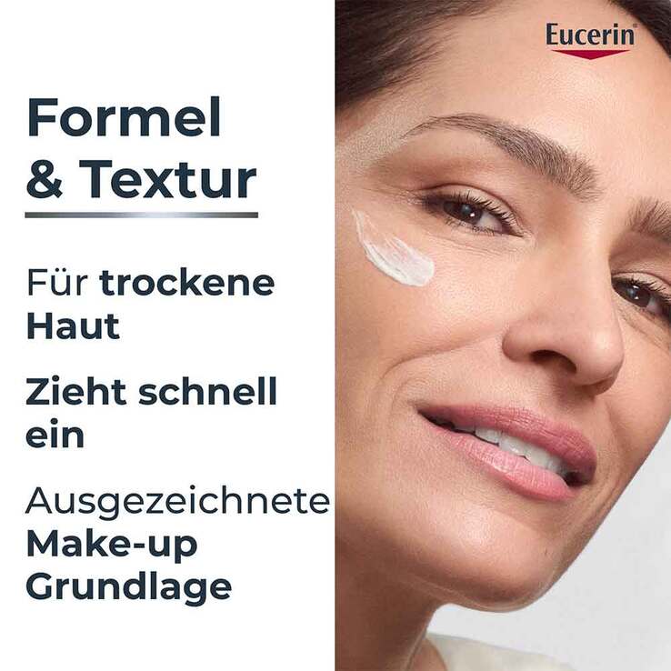 Eucerin Hyaluron-Filler Tagescreme für trockene Haut mit LSF 15, 50 ml
