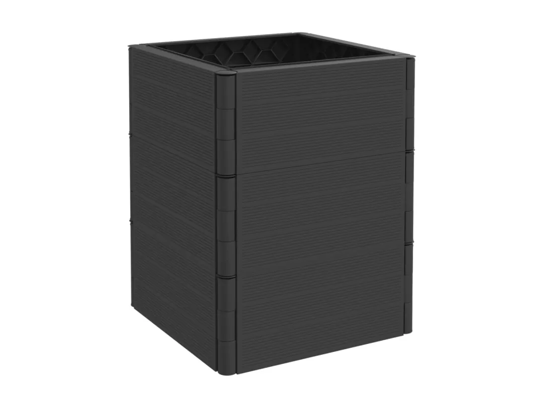 Jardinière anthracite PP