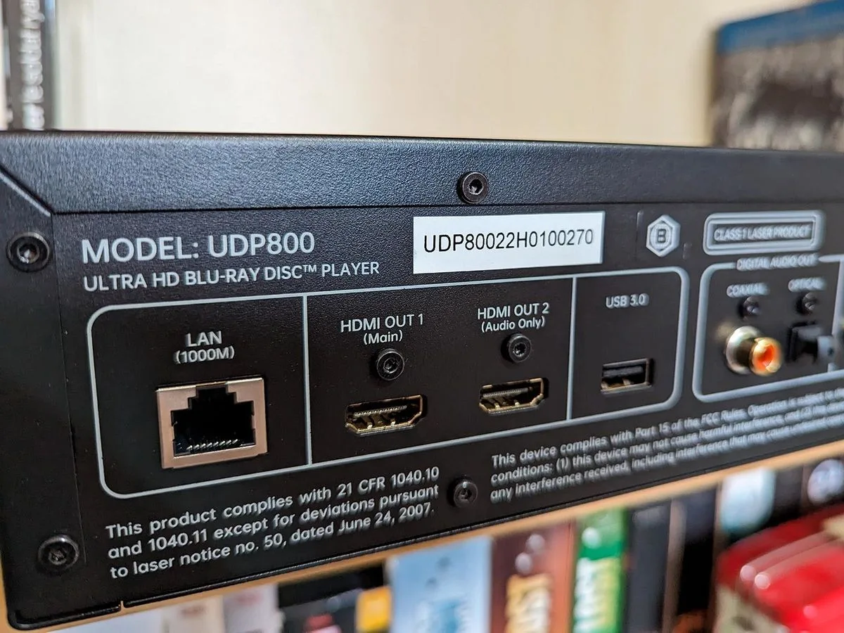 Magnetar UDP800 (multi-régions multi-zone) Lecteurs Blu-ray / UHD 4K