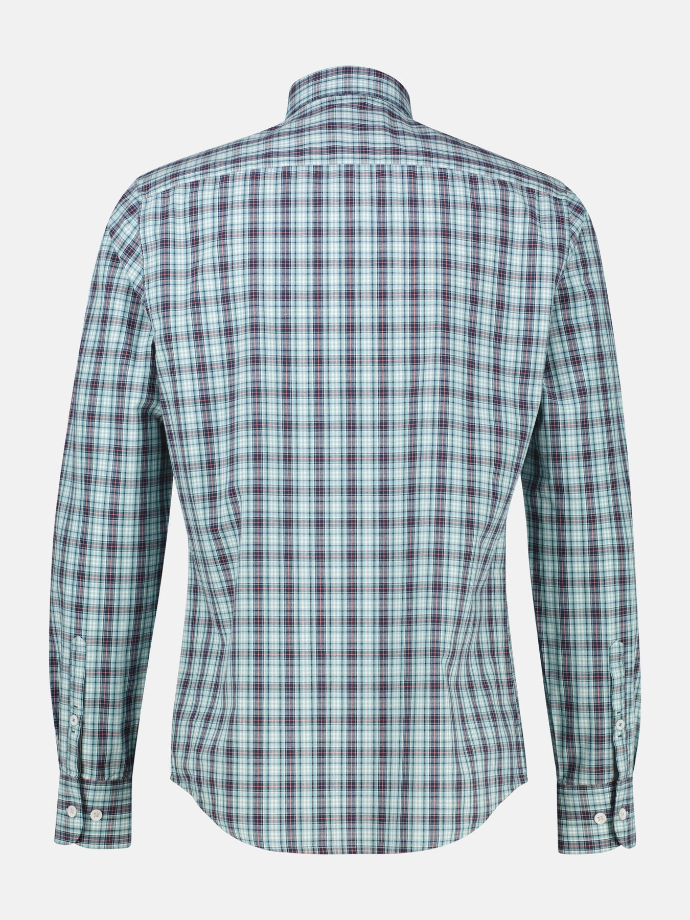 Karohemd mit Button-Down-Kragen
