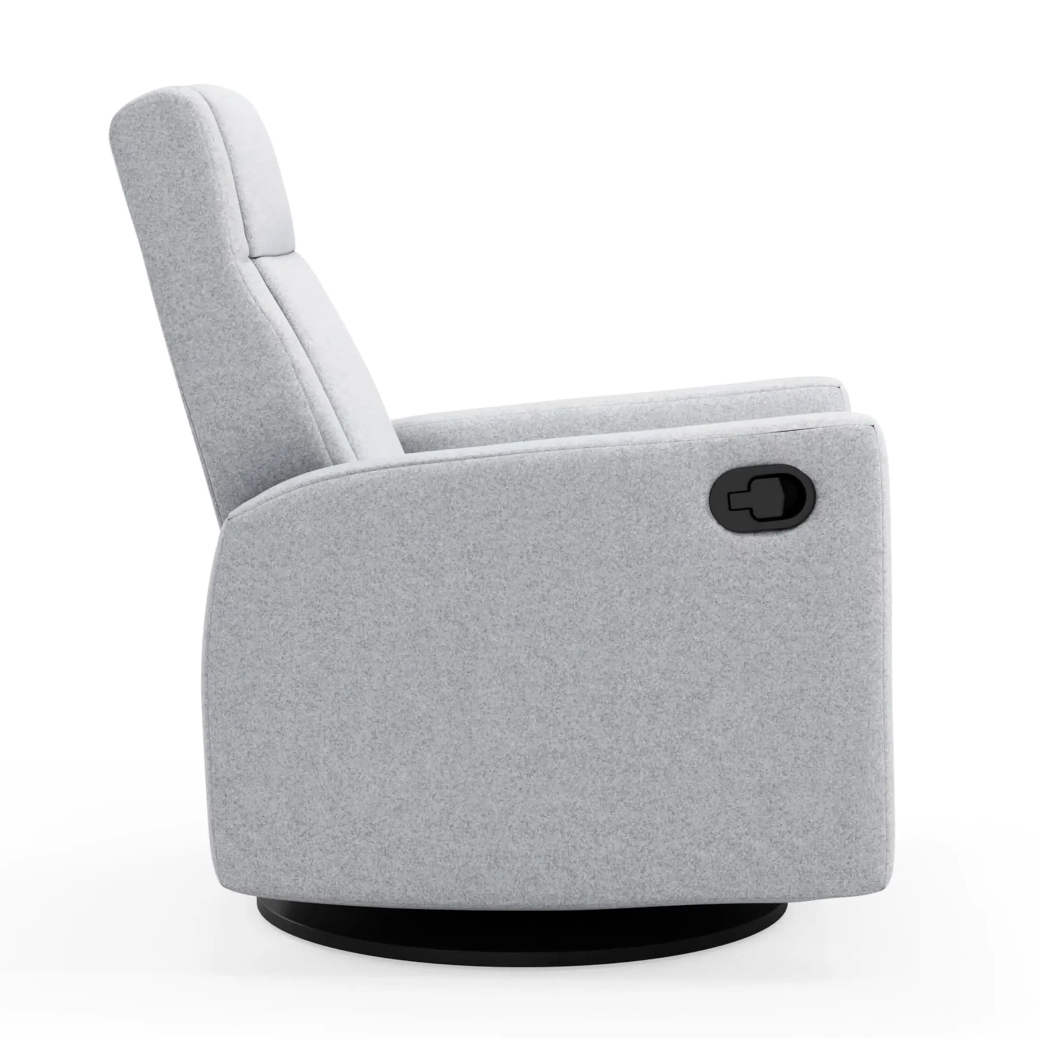 Jaymar BB Fauteuil Berçant et Pivotant Nelly - Arlo Heather Gris  Noir