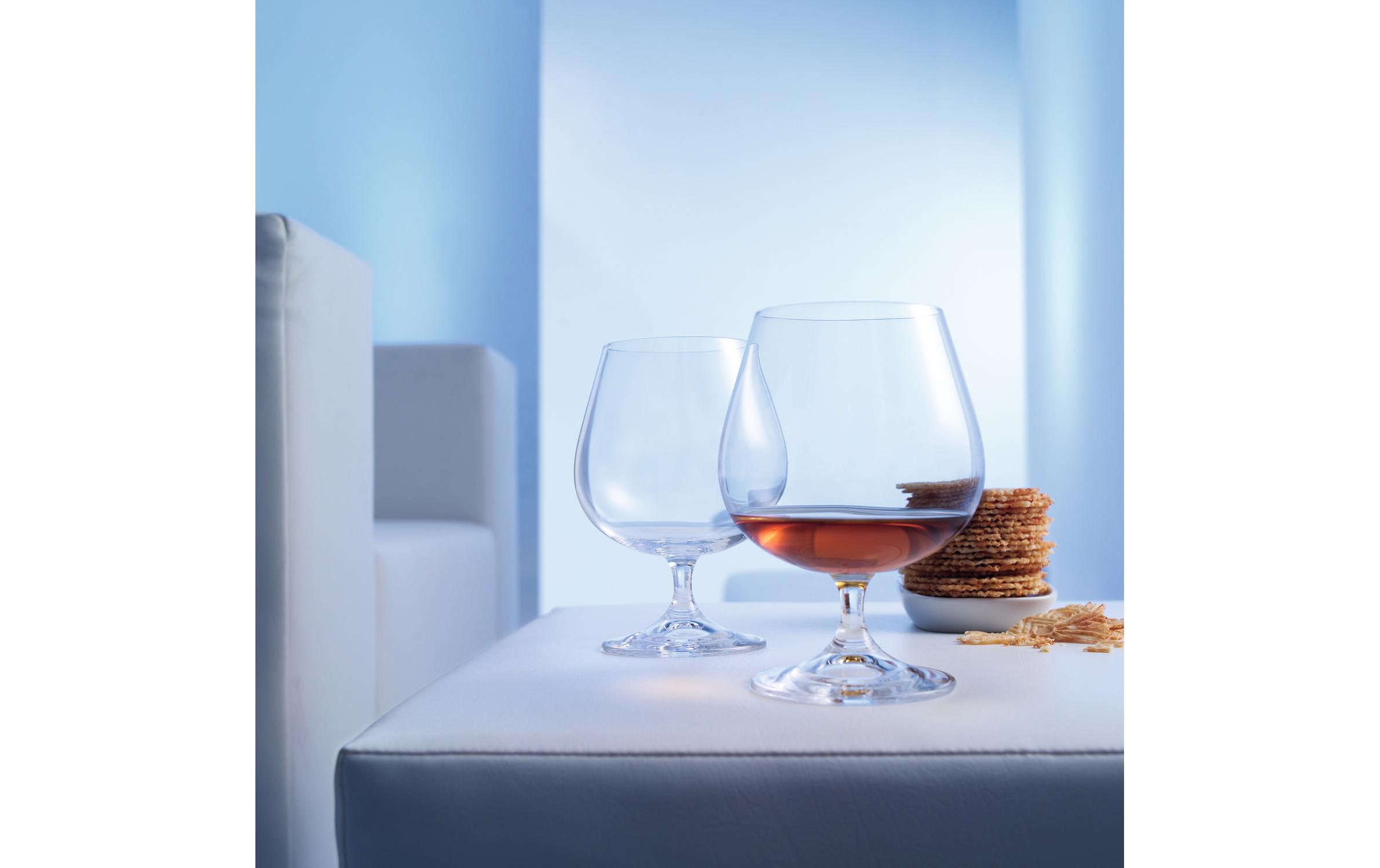 Brandyglas Pure 520 ml, 6 Stück, TransparentGläserset in Tulpenform für Cognac und Brandy geeignet