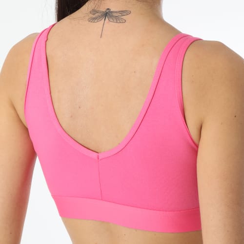 Brassière Femme A Bandes 3 Stripes IC4430 Rose