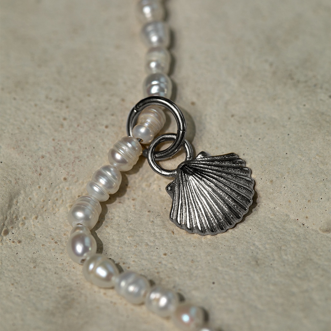 Paul Hewitt Charm-Armkette Pearl Marinium Ocean Steel Silbrig